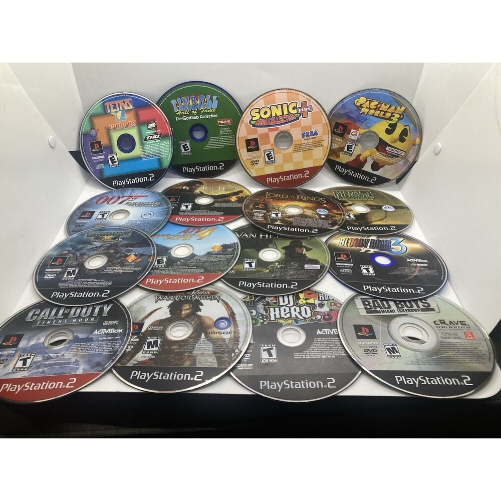PS2Fame Bundle of 16 Disco Only TESTED WORKING